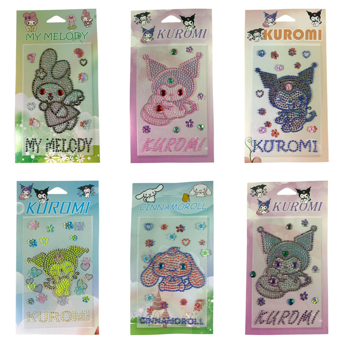 Kuromi Crystall Stickers Assorted Models || ستيكر كريستال كورومي موديلات متنوعه