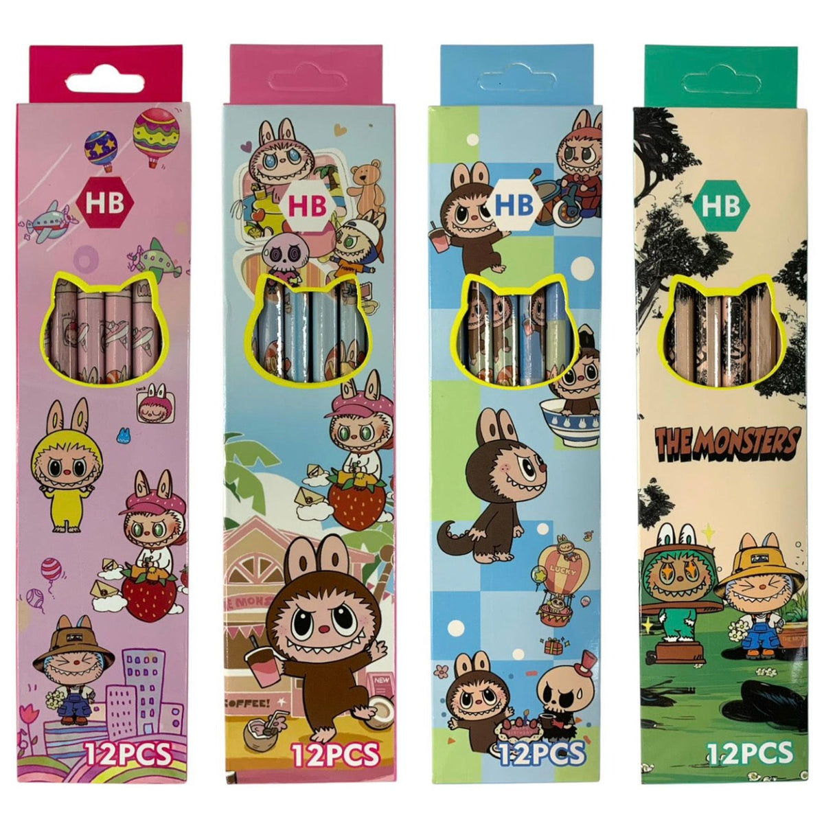 Labubu Pencil Pack Assorted Models || باكيت اقلام رصاص لابوبو موديلات متنوعة