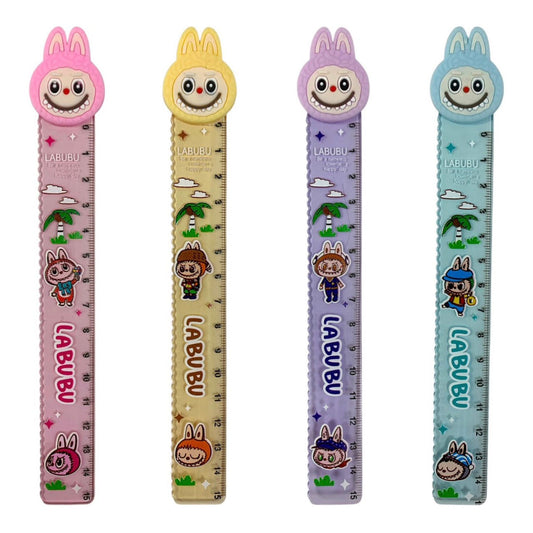 Labubu Ruler 15 cm Assorted Colors || مسطرة لابوبو ١٥ سم الوان متنوعة
