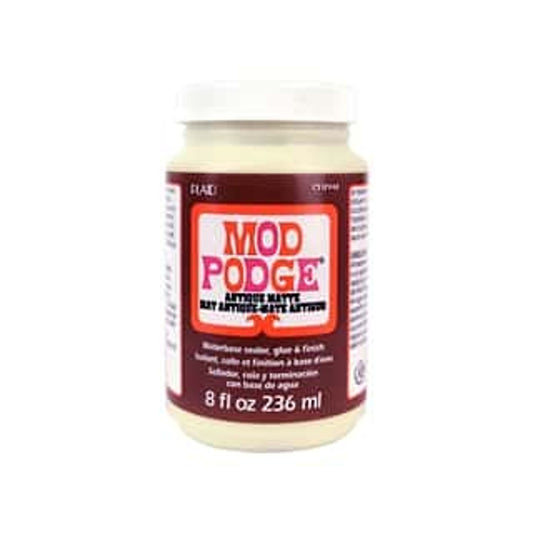 Mod Podge Antique Matte 236 ml || مود بودج لاعطاء الشكل العتيق للوحه