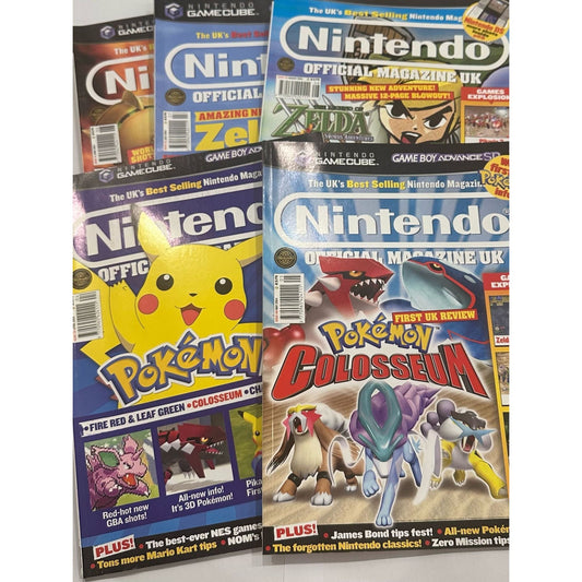 Nintendo Magazine Set 5 Pcs 2004 Issues 139 - 143 || مجموعة مجلات نينتيندو ٥ حبة سنة ٢٠٠٤ اعداد ١٣٩-١٤٣