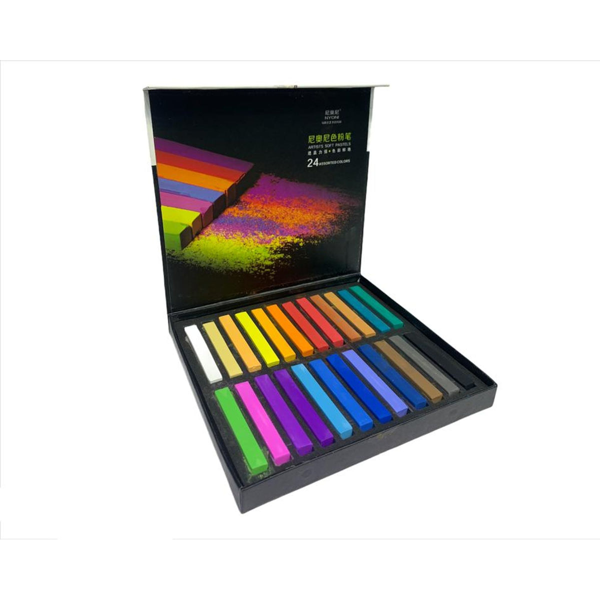 NYONI Oil Pastel Color Chalk Soft Art Drawing || الوان باستيل نيوني قطع ناعمه للرسم