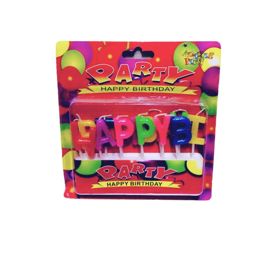 Party Candles Happy Birthday || مجموعة شموع اعياد ميلاد هابي بيرثداي