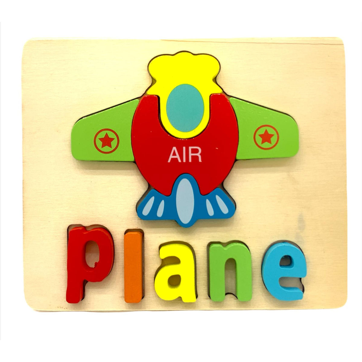Plane Puzzle || بازل تعليمي انجليزي شكل طائرة