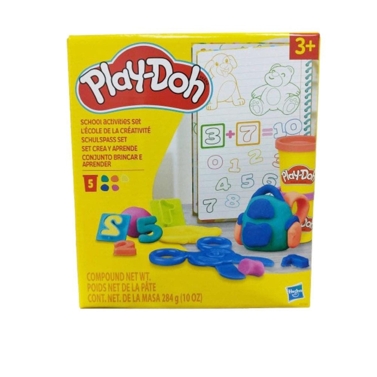 Play-Doh School Activity Set 5 Colors || مجموعة طين صلصال بلاي دوه المدرسية ٥ لون