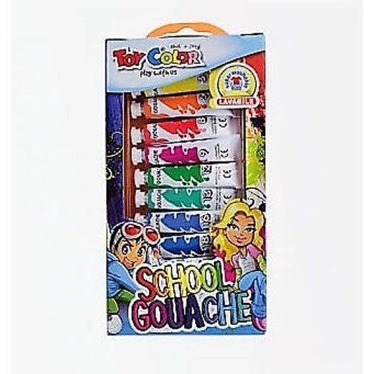 Toy Color Gouache Tubes 7.5 ml || الوان قواش توي كولر الايطاليه