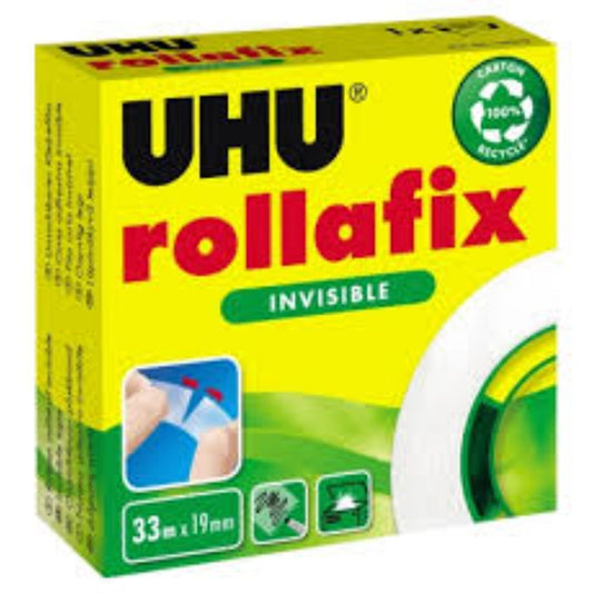 UHU Rollafix INVISIBLE Tape || تيب يوهو شفاف سهل القطع