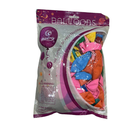 ‏Balloon Bag Mix Colors 100 || كيس بالونات ١٠٠ حبة الوان ميكس⁩