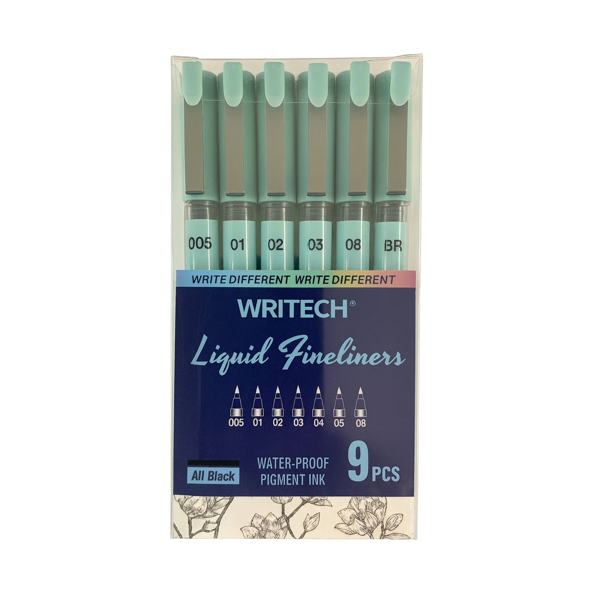 Writech Liquid Fineliner 6 Pcs || اقلام حبر رايتك ضعيفة فاين لاينر 6 حبة