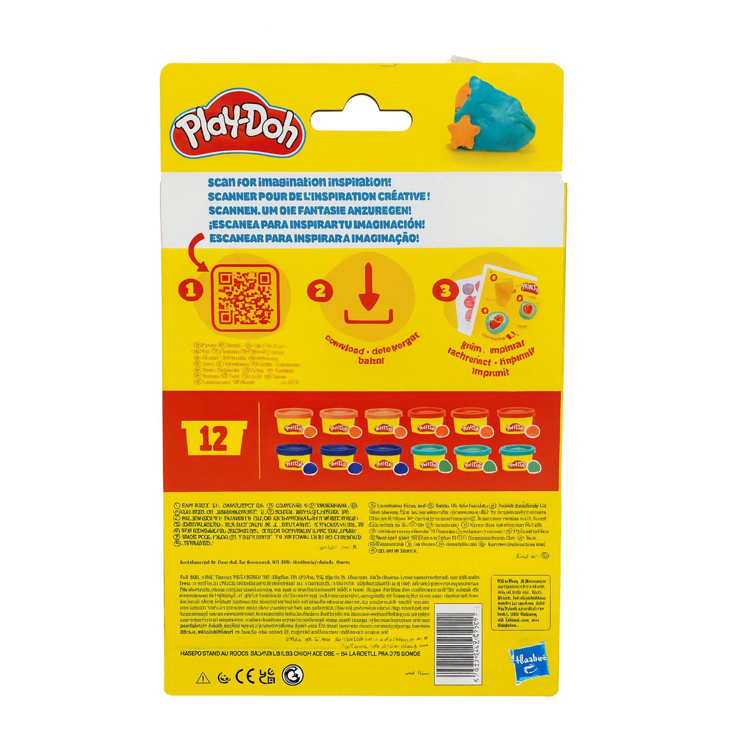 Play-Doh Treats & Favors 12-Pack Mini Cans || مجموعة طين صلصال بلي دوه 12 لون