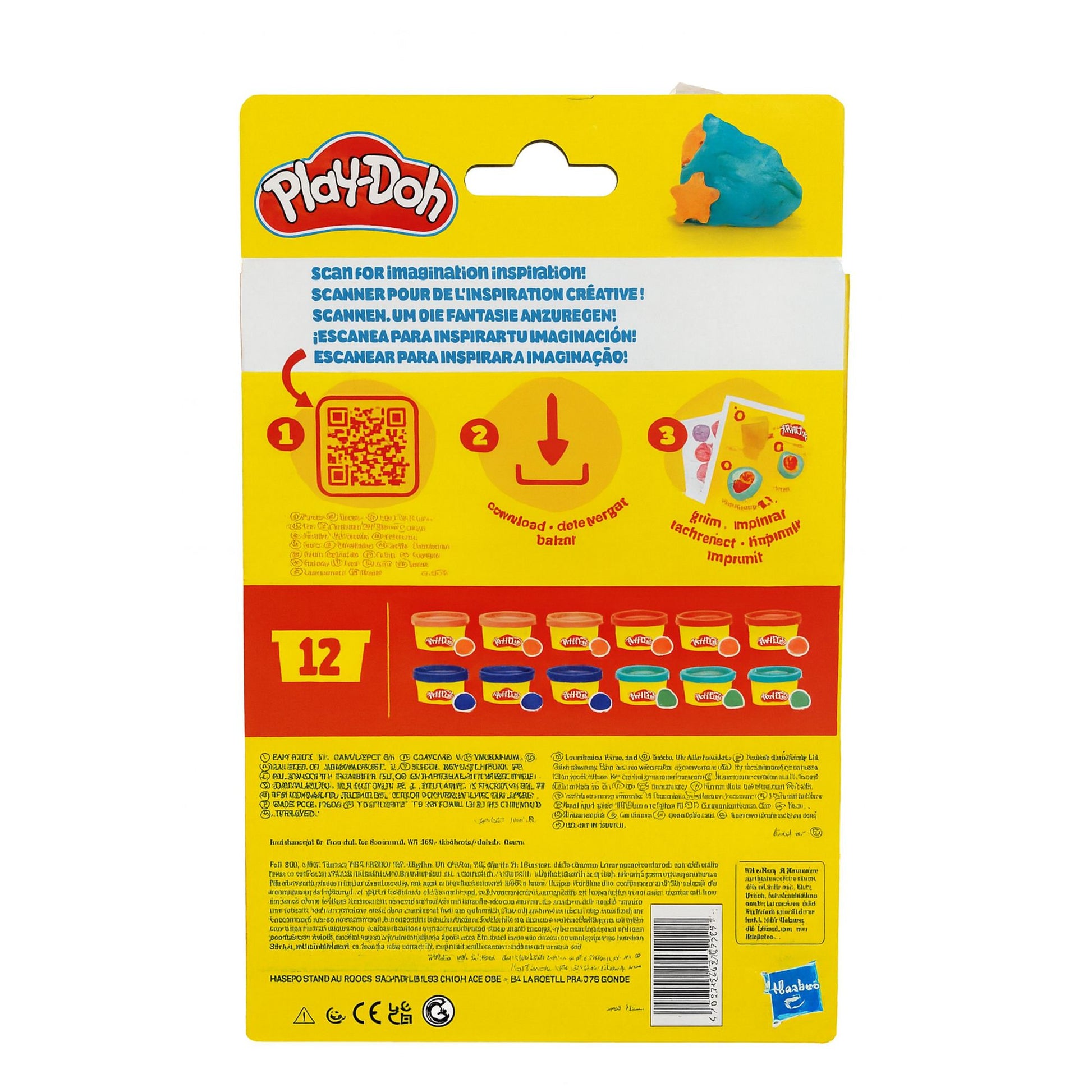 Play-Doh Treats & Favors 12-Pack Mini Cans || مجموعة طين صلصال بلي دوه 12 لون