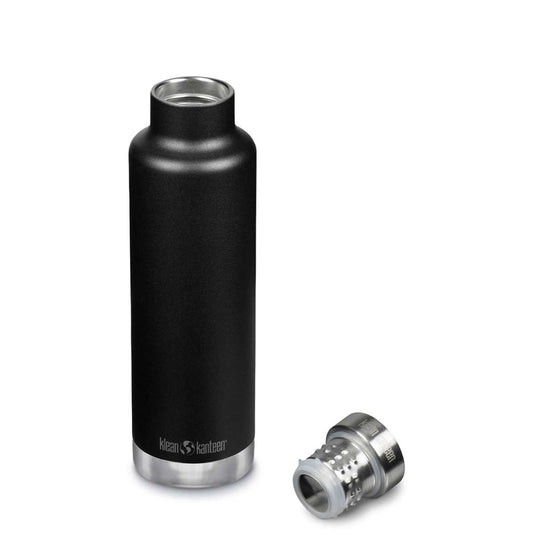 Klean Kanteen Stainless steel insulated bottle Classic 750ml Black Color || مطارة ماء كليين كانتيين ستييل 750 مل لون اسود