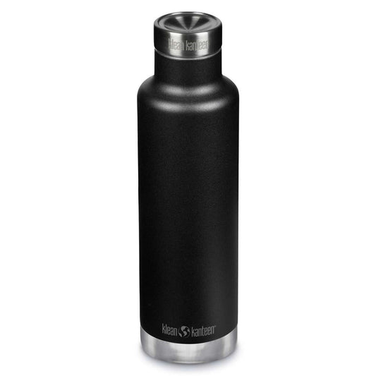 Klean Kanteen Stainless steel insulated bottle Classic 750ml Black Color || مطارة ماء كليين كانتيين ستييل 750 مل لون اسود