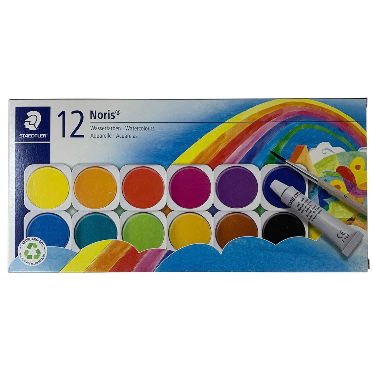 Staedtler Watercolors 12 Colors || الوان مائية ستدلر 12 لون