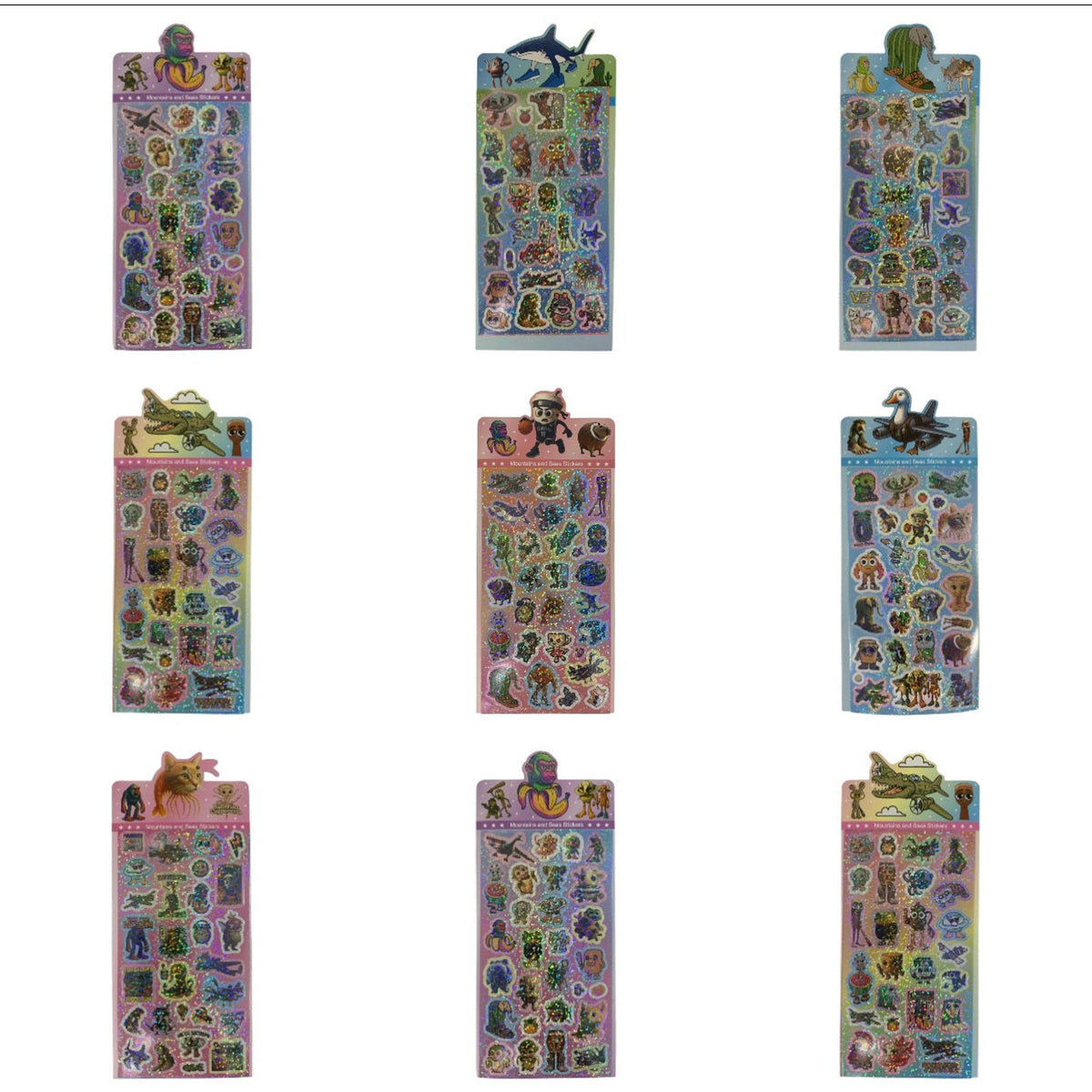 Ballerina Cappuccina And Friends Stickers Assorted Models || ستيكرز بالارينا كابوتشينا و اصدقائها موديلات متنوعة