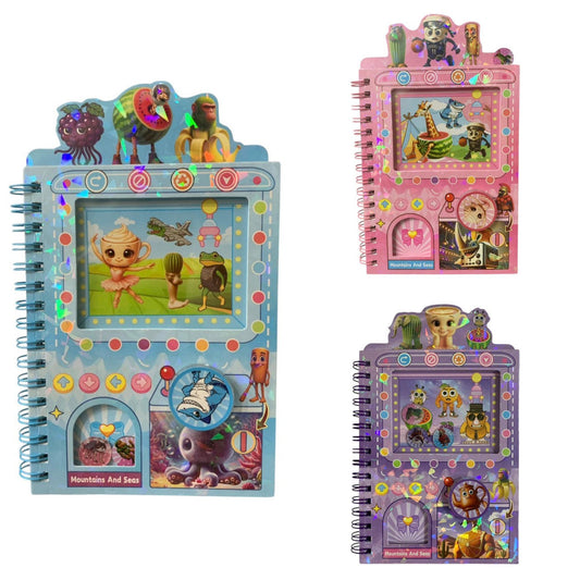 Ballerina Cappuccina and Friends Note and Sticker Book Assorted Colors || دفتر نوت و ستيكرات باليرينا كابوتشينا و أصدقائها موديلات متنوعة