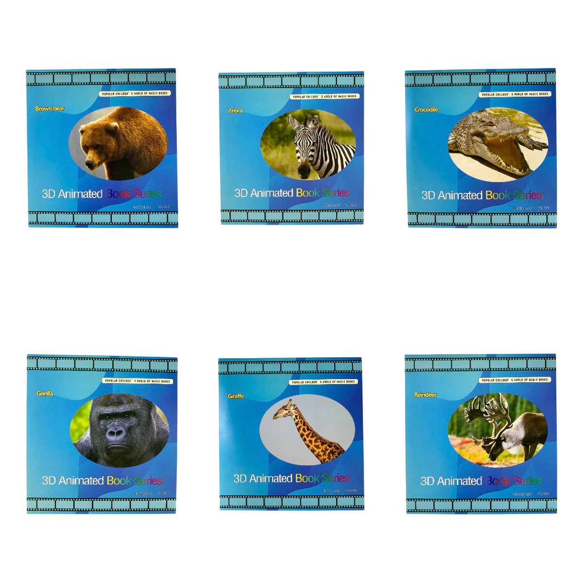 3D Animated Book Bundle 3 PCS Assorted Models Package || مجموعة بوسترات ثلاثية الابعاد موديلات متنوعة