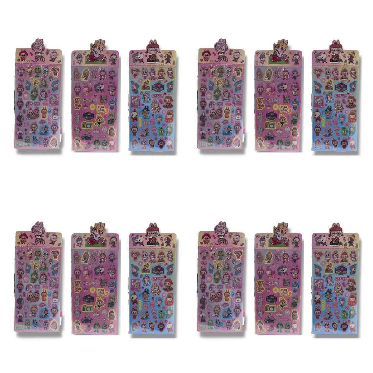 Labubu Stickers Assorted Models 12 Pcs || ستيكرات لابوبو موديلات متنوعه  12 حبة