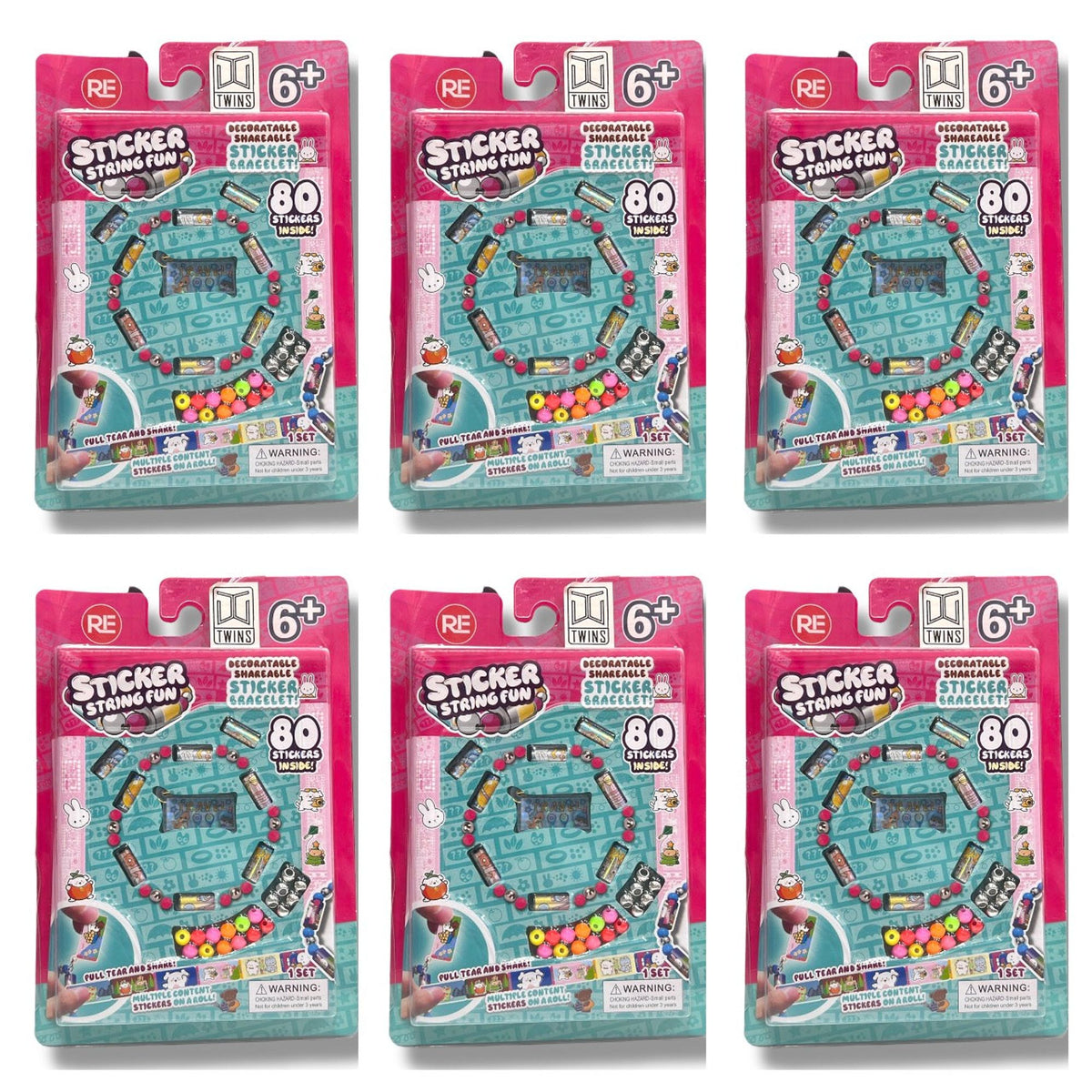 Sticker Package 80 pcs 6 Pack || مجموعة ستيكرات ٨٠ ستيكر ٦ علبة