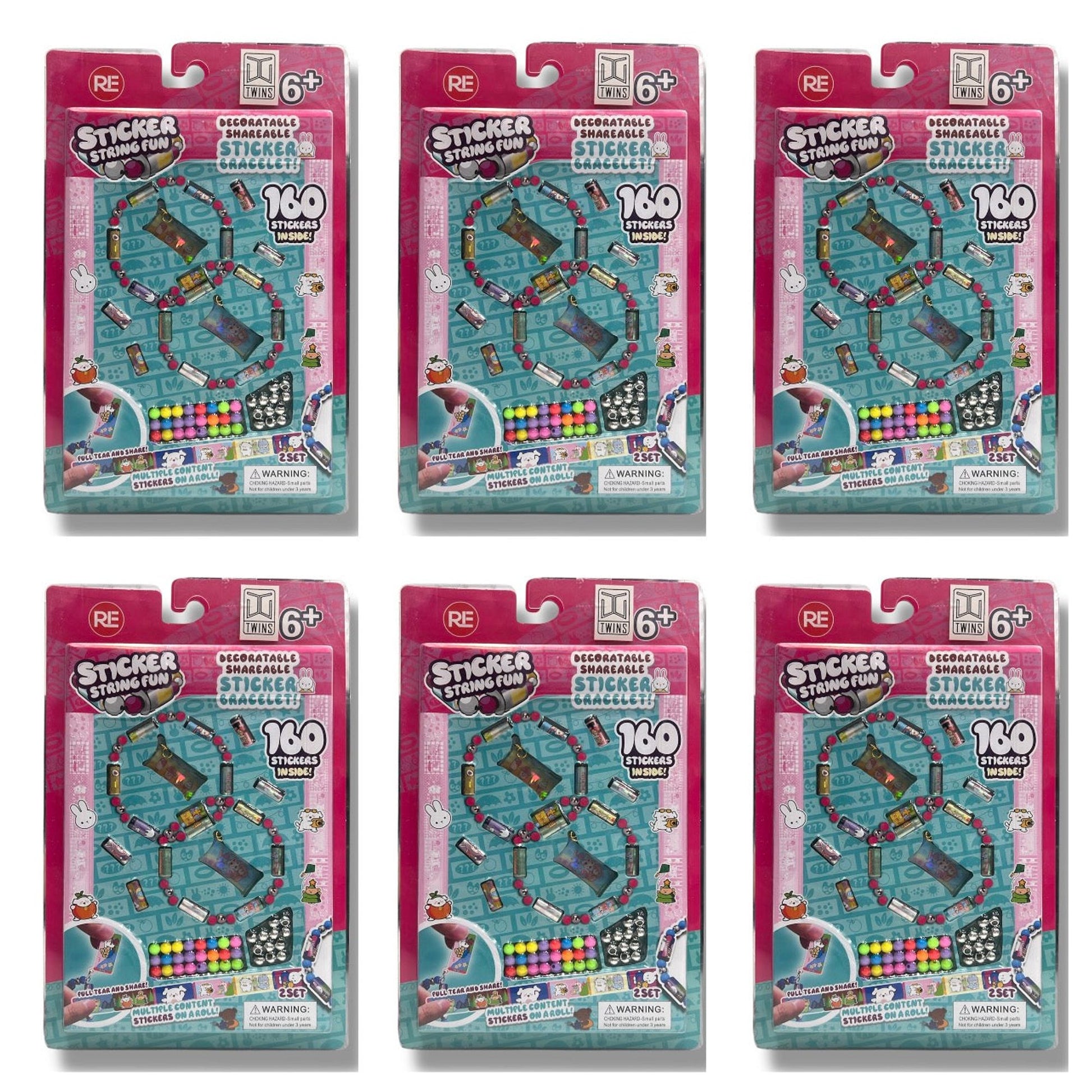 Sticker Package 160 pcs 6 Pack || مجموعة ستيكرات 160 ستيكر ٦ علبة