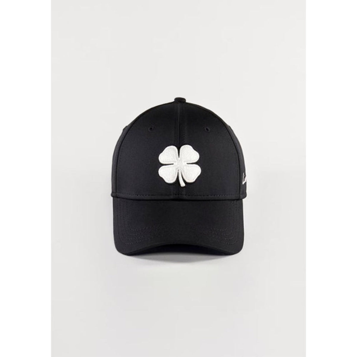 PREMIUM CLOVER 41(BLACK/WHITE LOGO) || كاب بلاك كلوفر #14