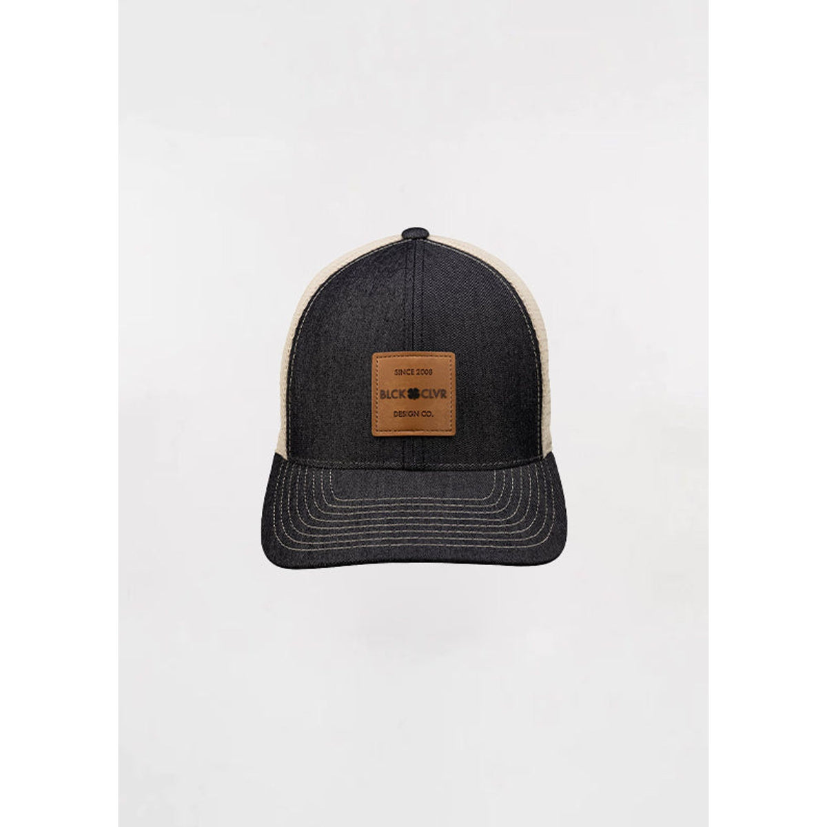 denim black adjustable black clover hat || كاب بلاك كلوفر #6