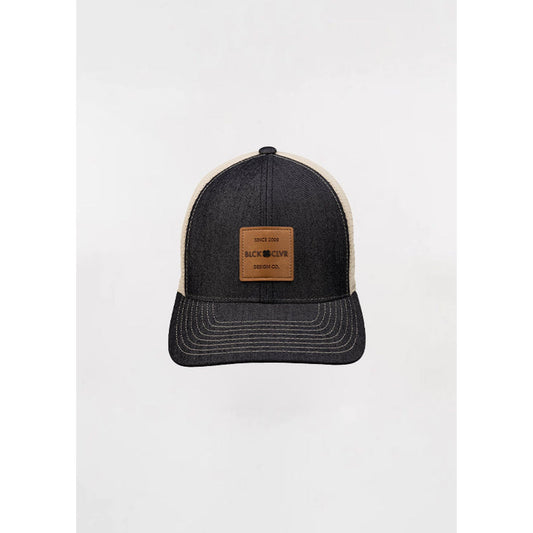 denim black adjustable black clover hat || كاب بلاك كلوفر #6