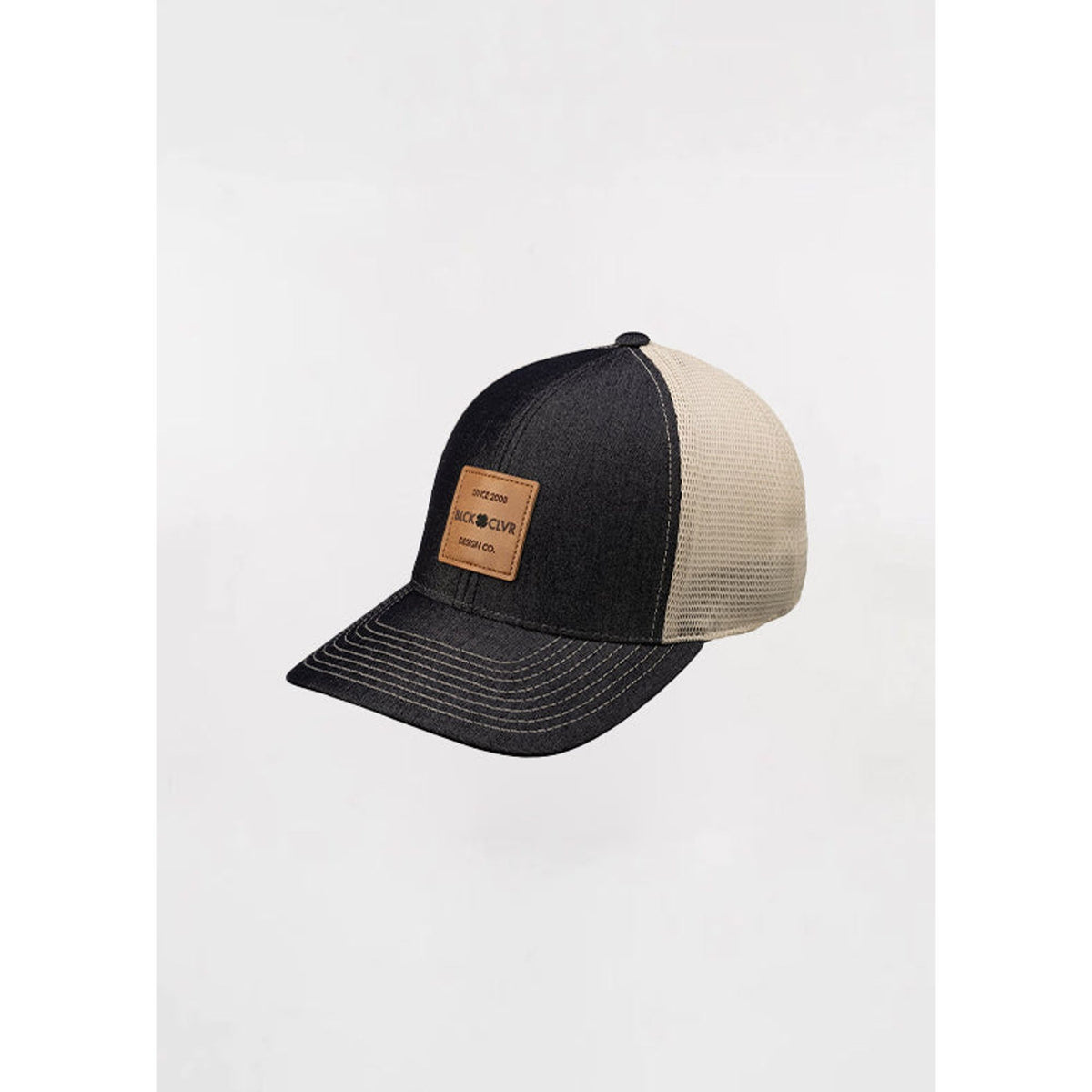 denim black adjustable black clover hat || كاب بلاك كلوفر #6