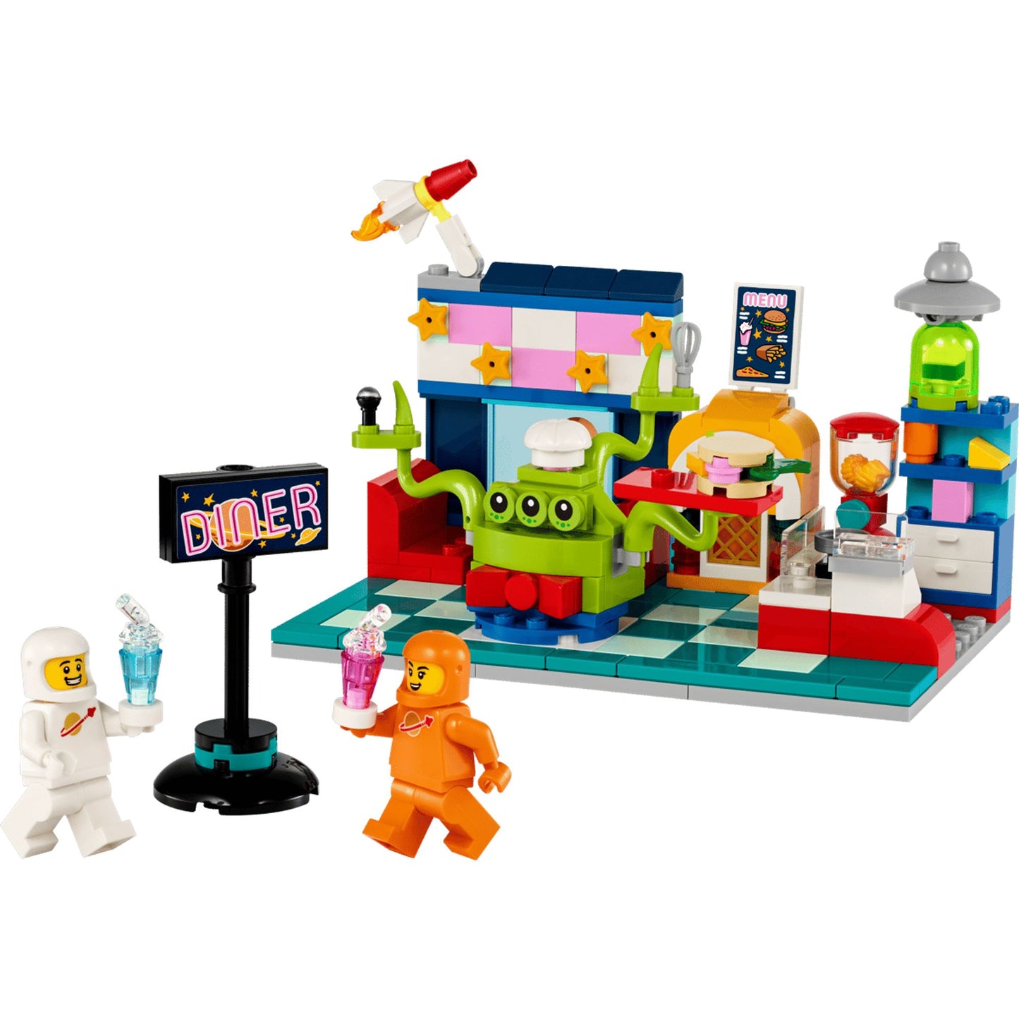 Lego Alien Space Diner || ليقو مطعم الفضائيين