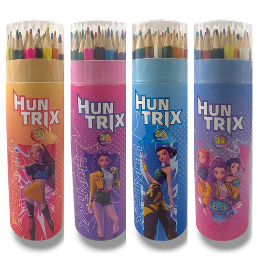 Kpop Demon Hunter Colored Pencils 36 Colors Assorted Models || الوان خشبية كي بوب ديمون هنترز ٣٦ لون موديلات متنوعة