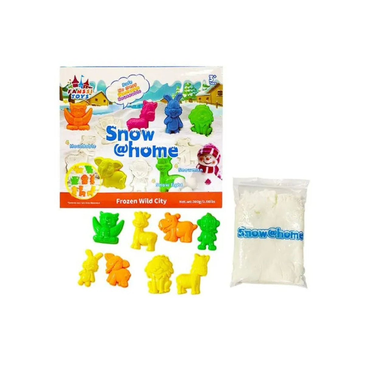 Snow Home Box Set Frozen Wild City || لعبة الثلج الصناعي سنو هوم المدينة المتجمدة