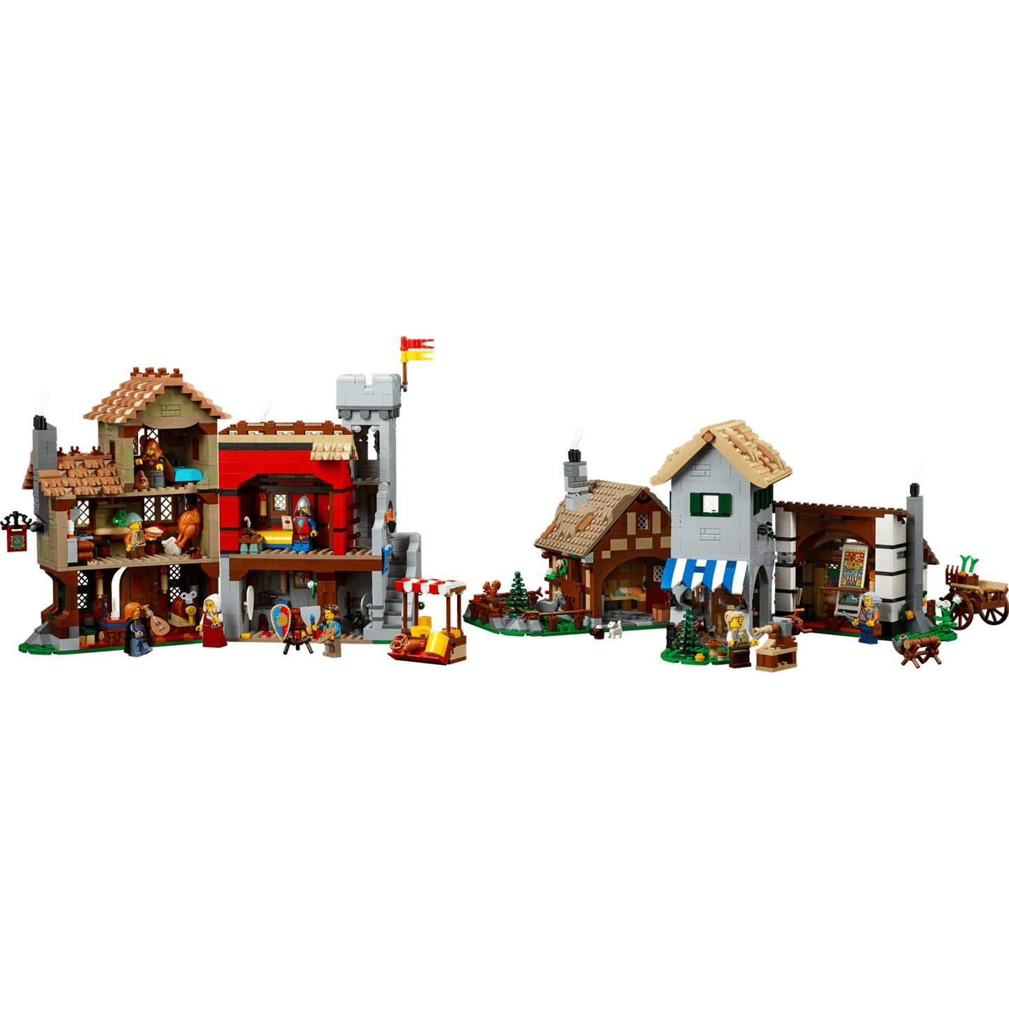Lego MEDIEVAL TOWN SQUARE || ليقو ساحة البلدة في العصور الوسطى