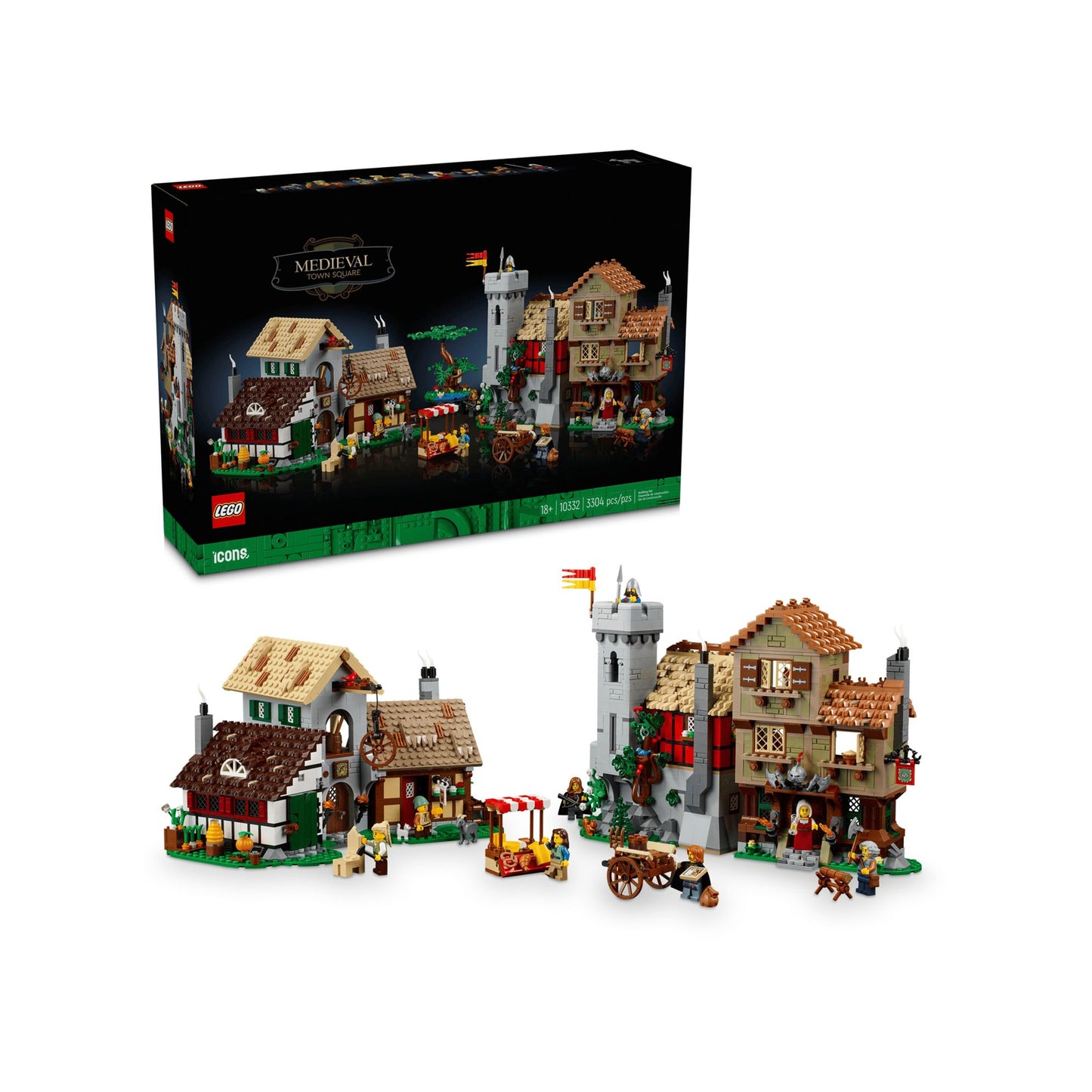 Lego MEDIEVAL TOWN SQUARE || ليقو ساحة البلدة في العصور الوسطى