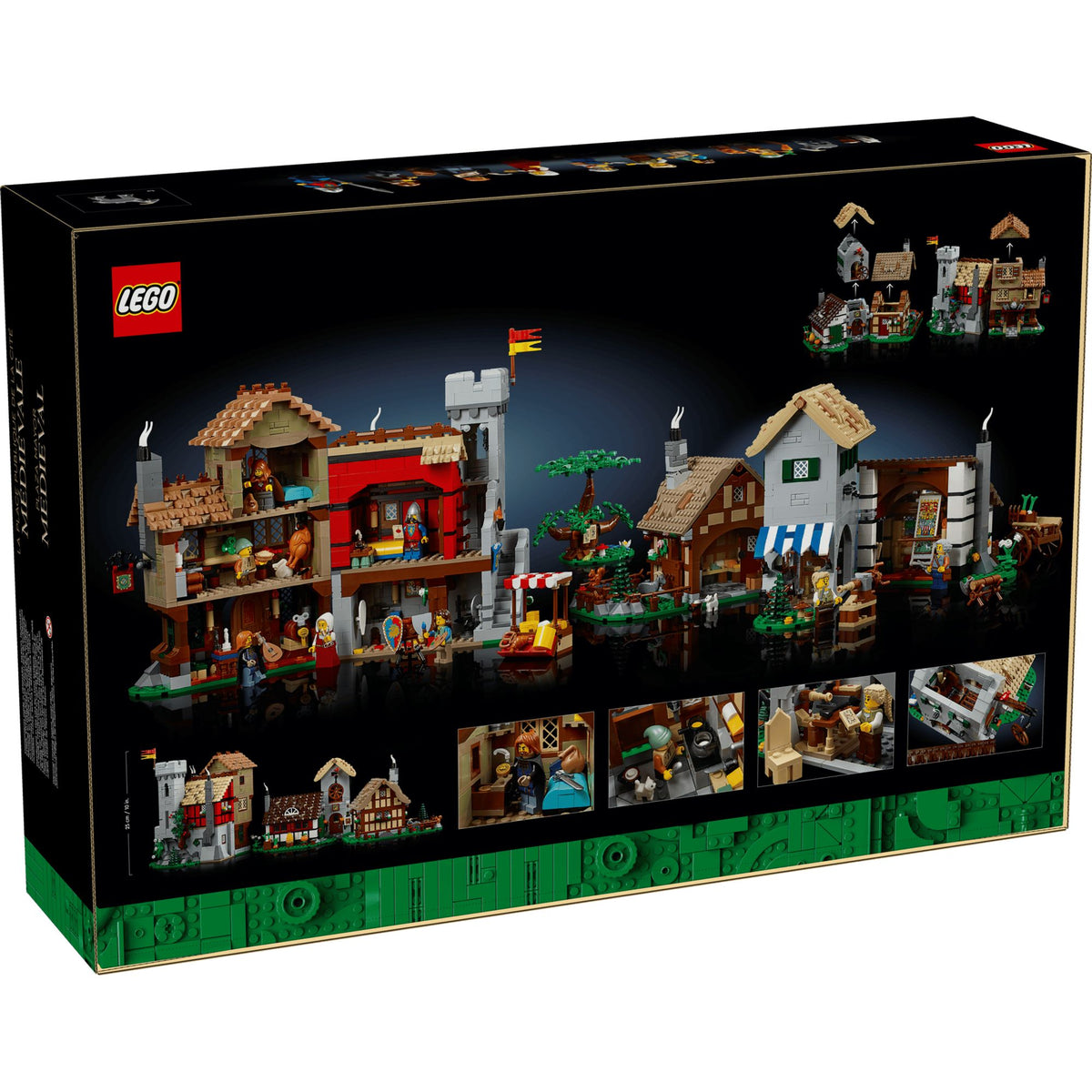 Lego MEDIEVAL TOWN SQUARE || ليقو ساحة البلدة في العصور الوسطى