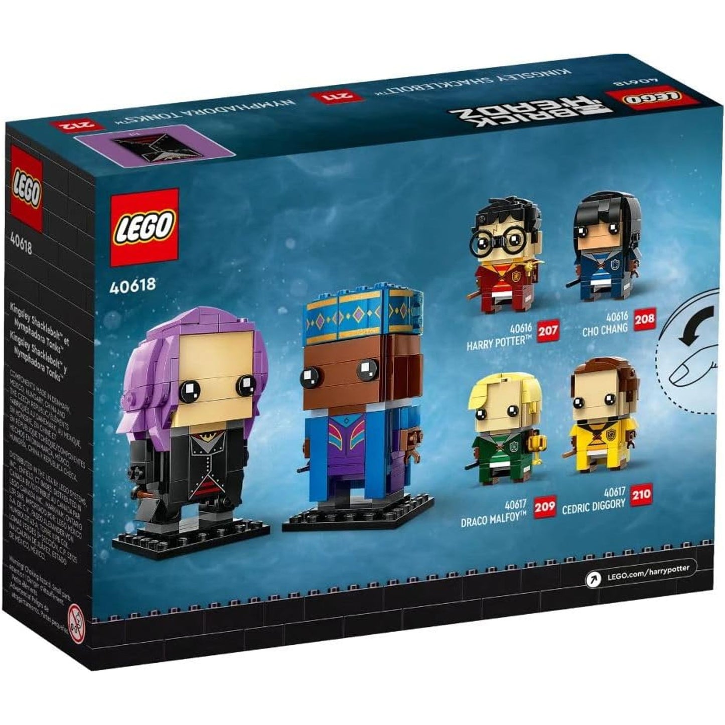 Lego KINGSLEY SHACKLEBOLT & NYMPHADORA TONKS || ليقو كينجزلي شاكليبولت ونيمفادورا تونكس