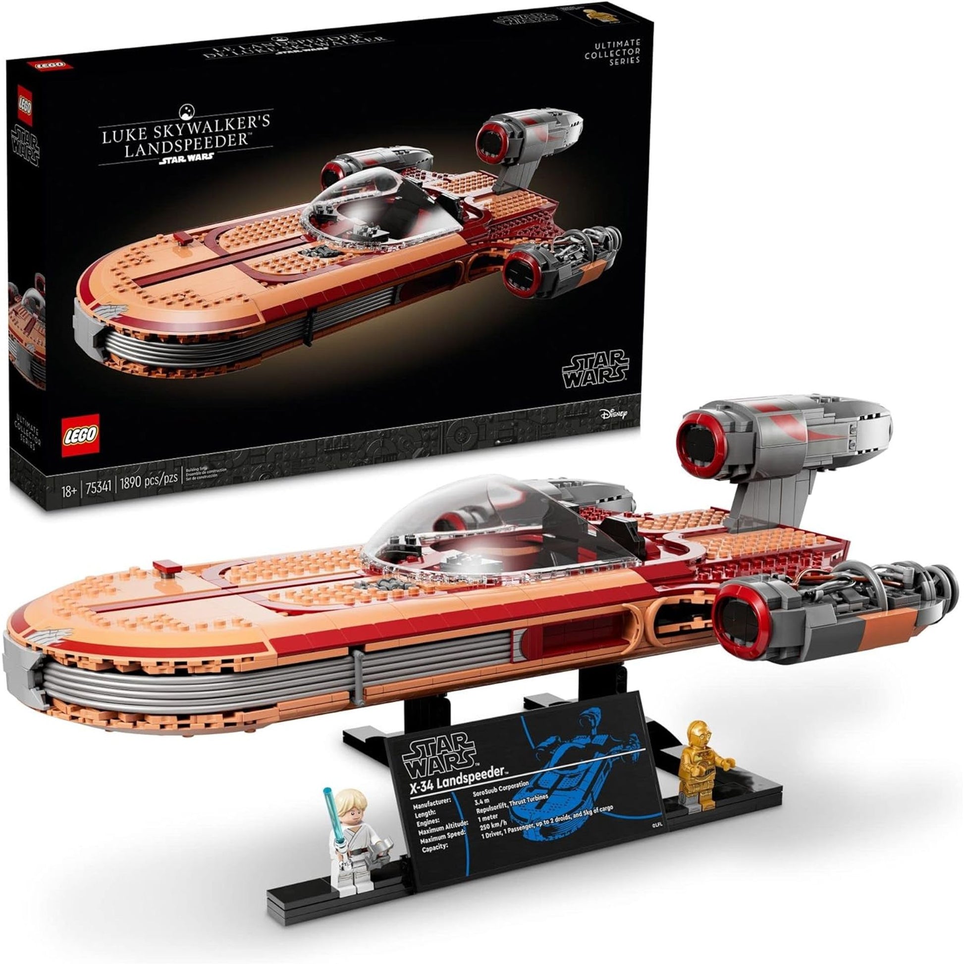 Lego LUKE SKYWALKER’S LANDSPEEDER || ليقو لوك سكاي والكر لاند سبيدر