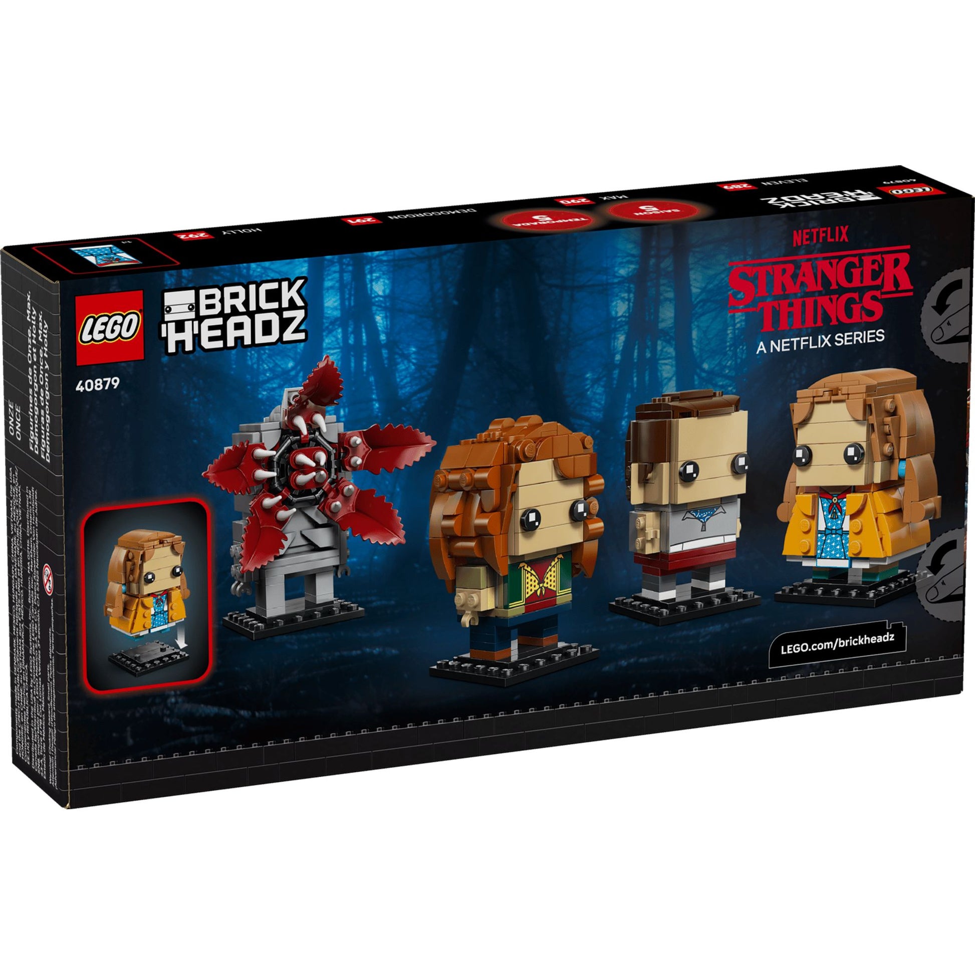 Lego Brickheadz Eleven, Max, Demogorgon and Holly Figures Stranger Things || ليغو بريك هيدز شخصيات سترينجر ثينجز