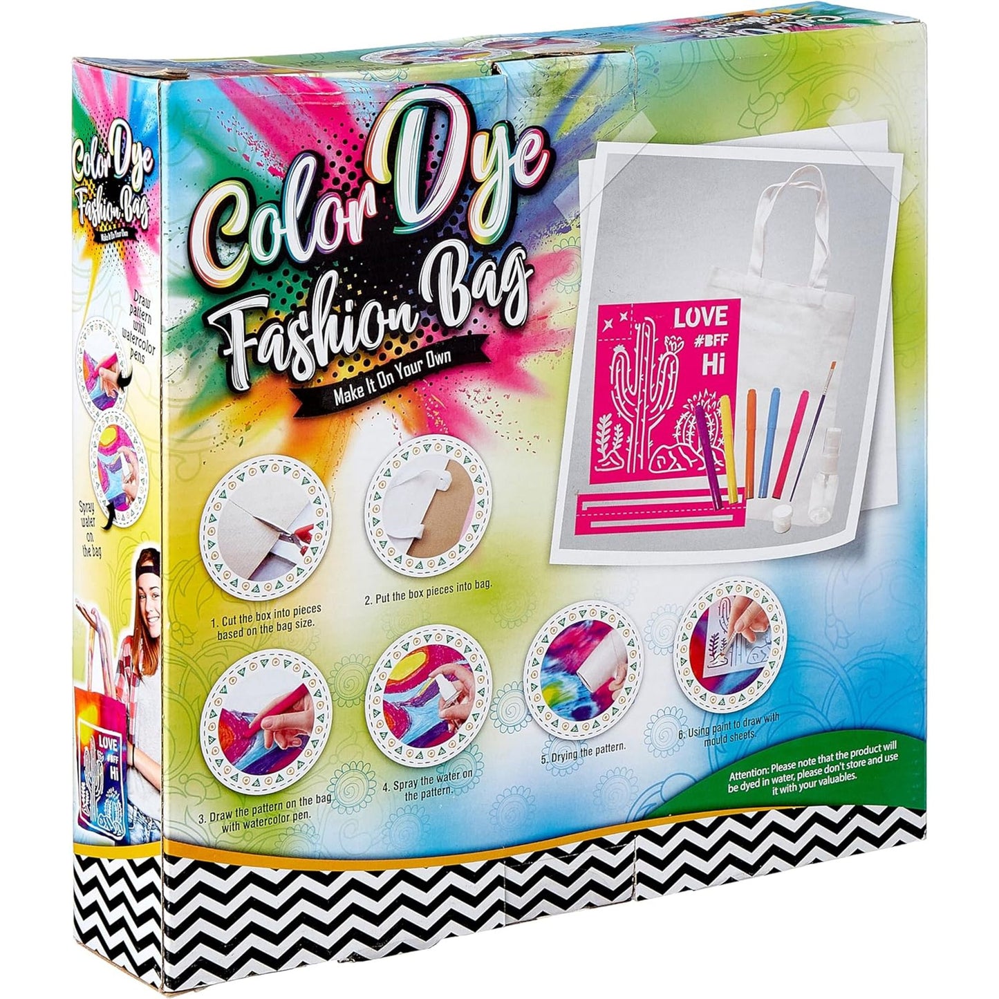 Mogtoy Color Dye Fashion Bag || لعبة تلوين الجنطة