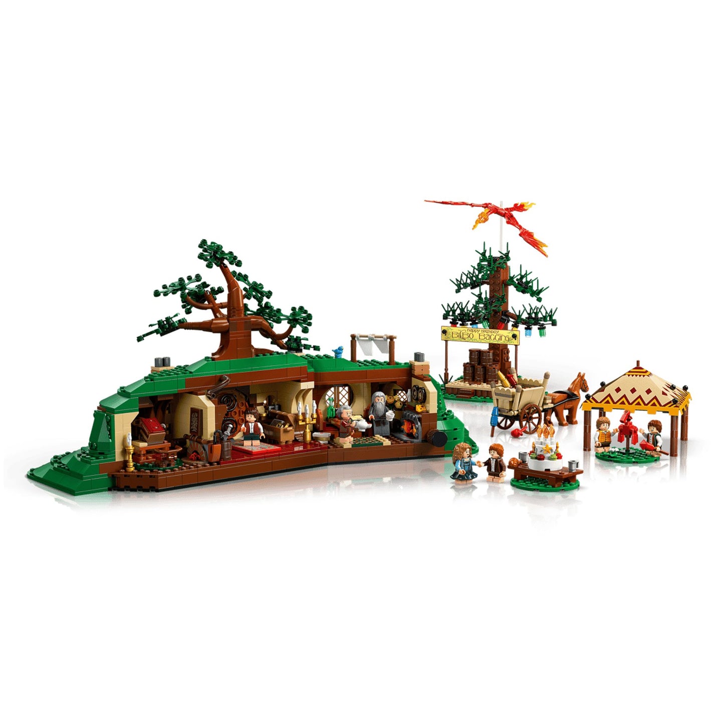 Lego THE LORD OF THE RINGS :THE SHIRE || ليغو لورد اوف ذا رينغز العرش