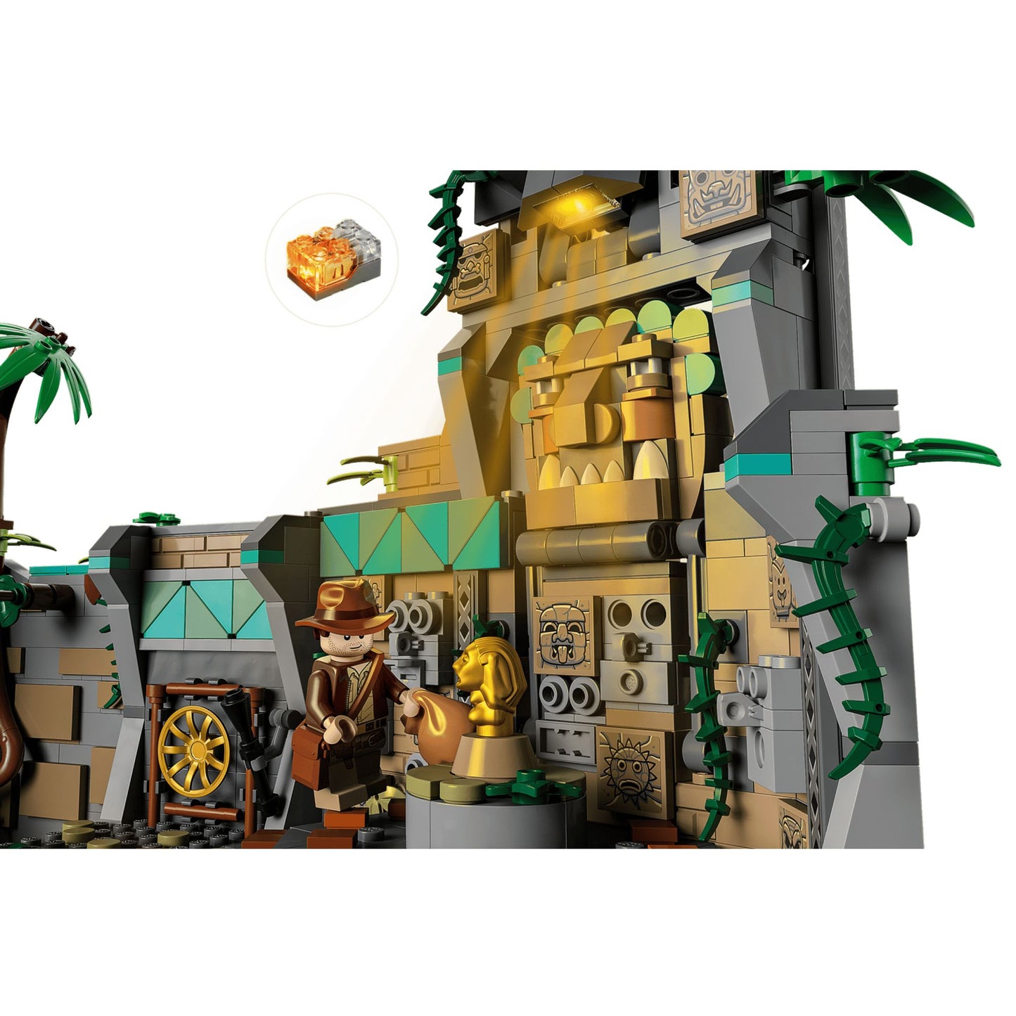 Lego Temple of the Golden Idol Retired Product || ليغو انديانا جونز قولدن ايدول