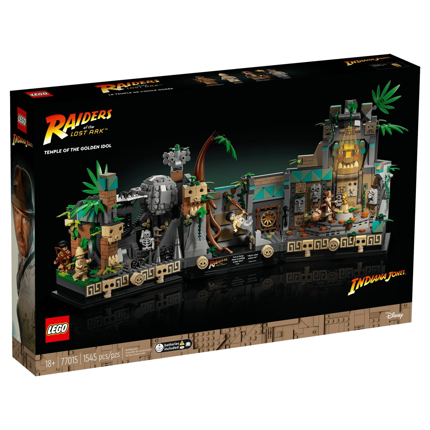 Lego Temple of the Golden Idol Retired Product || ليغو انديانا جونز قولدن ايدول