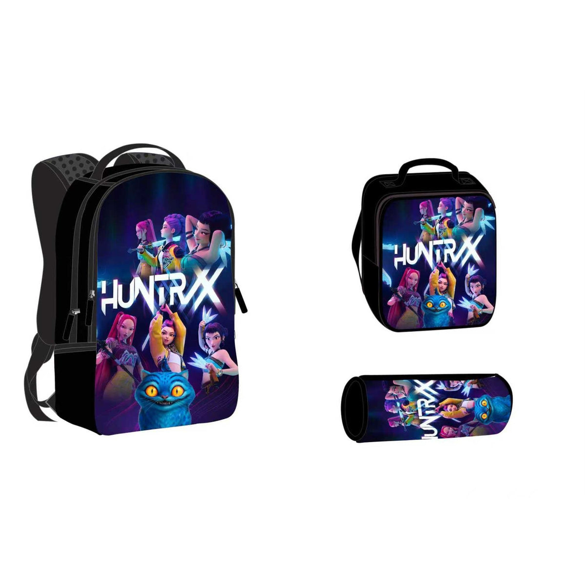 3 Pieces K-POP Backpack #3  || شنطة ظهر 3 قطع شخصيات كي بوب #3