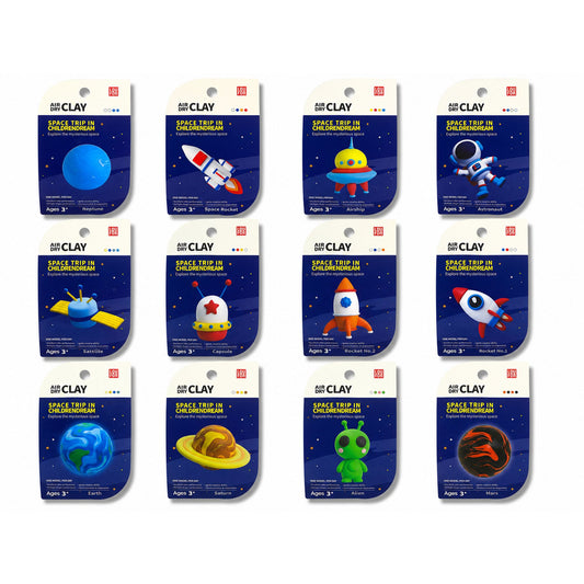 Air Dry Clay Sea Space Trip Assorted Models || طين اسفنجي هوائي رحلة الفضاء موديلات متنوعة