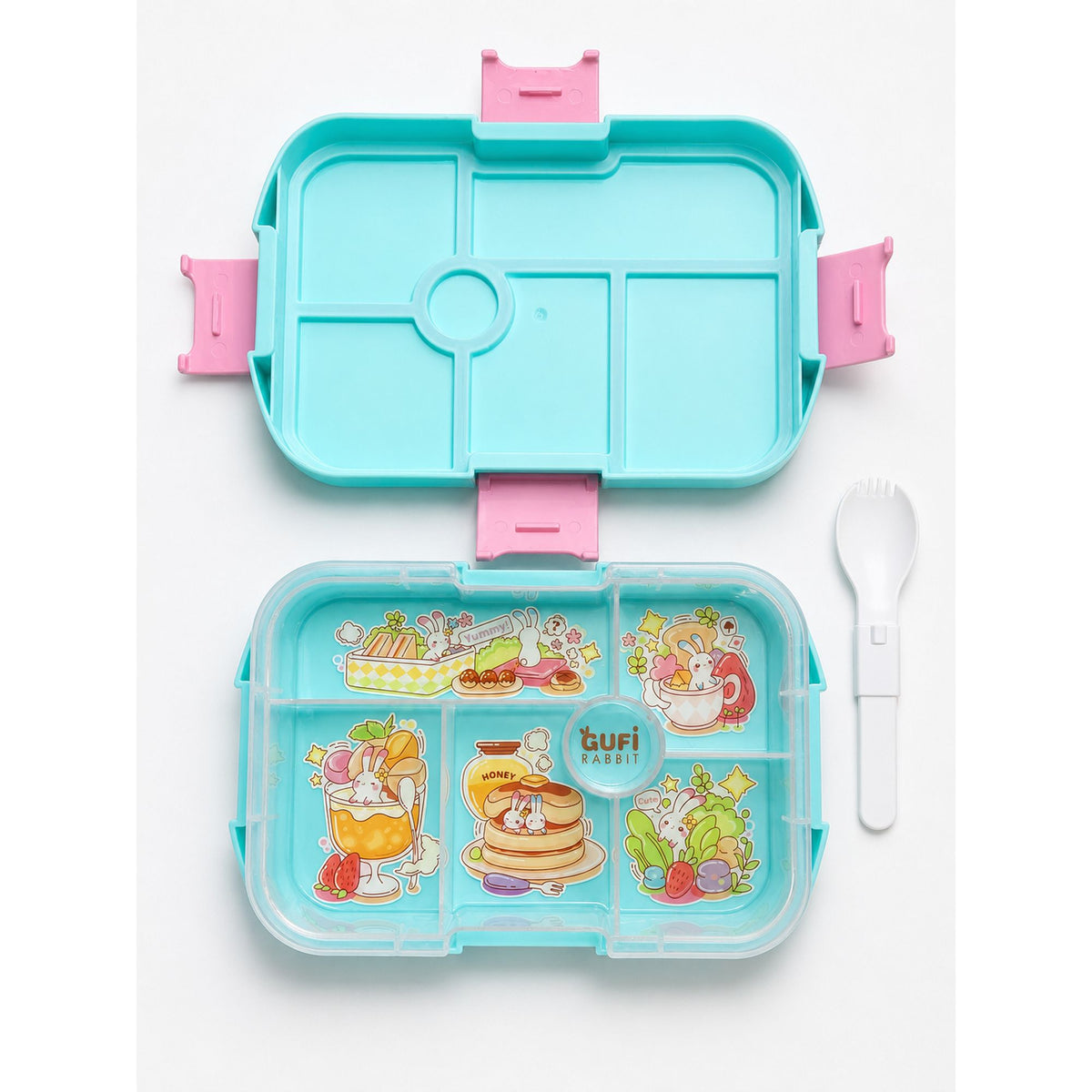 Yummy Bento Lunch Box Teal || يمي بنتو لانش بوكس تيل