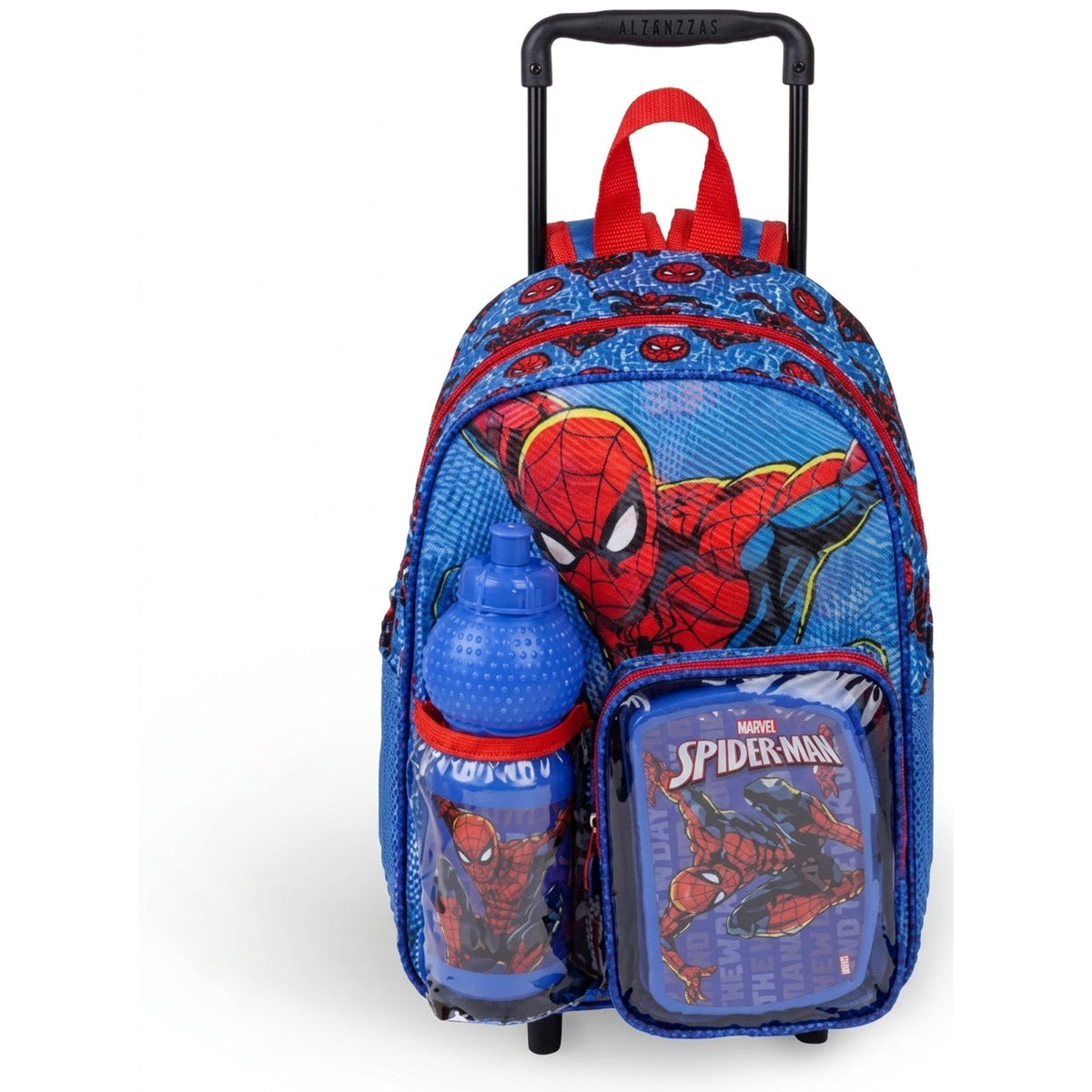 MARVEL SPIDERMAN SPIDERMAN BRAND NEW 3 IN 1 TROLLEY SET  13" || طقم شنطة تروللي مارفل سبايدرمان سبايدرمان الجديدة كليًا ٣ في ١  ، 13 إنش