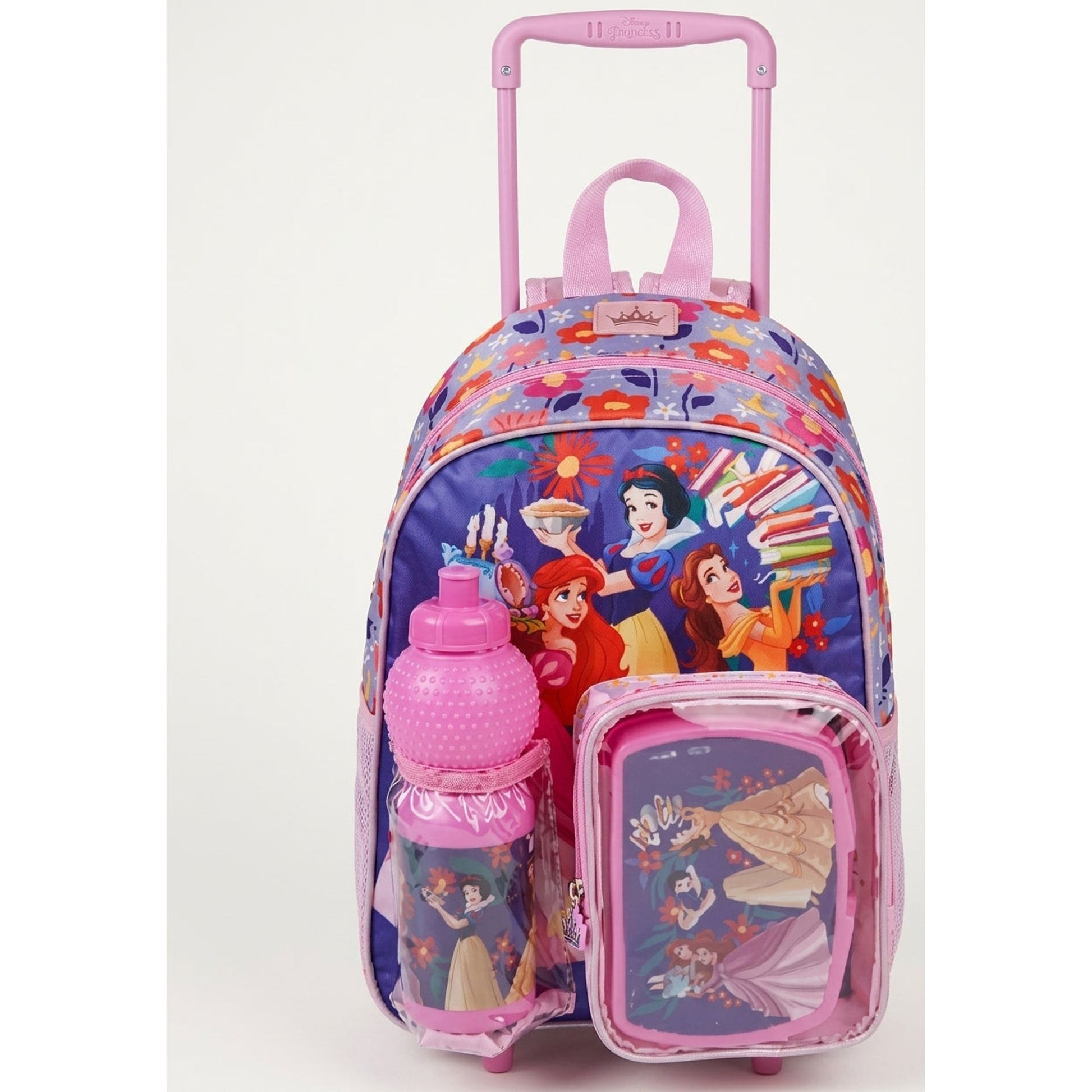 DISNEY PRINCESS  CREATE YOUR OWN FAIRYTALE  3 IN 1 TROLLEY SET 13" ||  طقم شنطة تروللي ديزني برينسيس، اصنعي حكايتك الخيالية الخاصة 3 في 1  ، 13 إنش