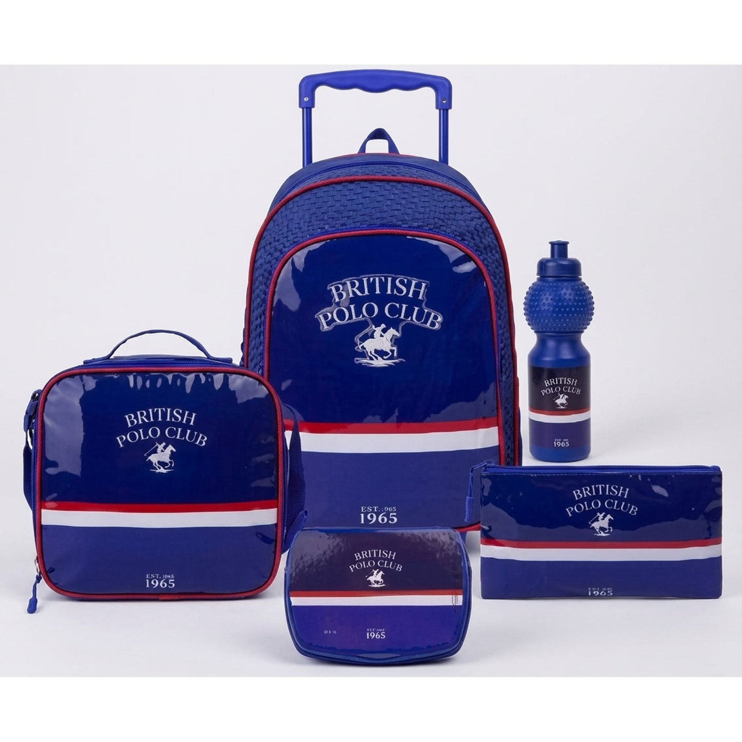 British Polo Club CBPC1 5IN1 TROLLEY BOX SET 16" || طقم شنطة تروللي بوبو كلوب 5 في 1، 16 إنش
