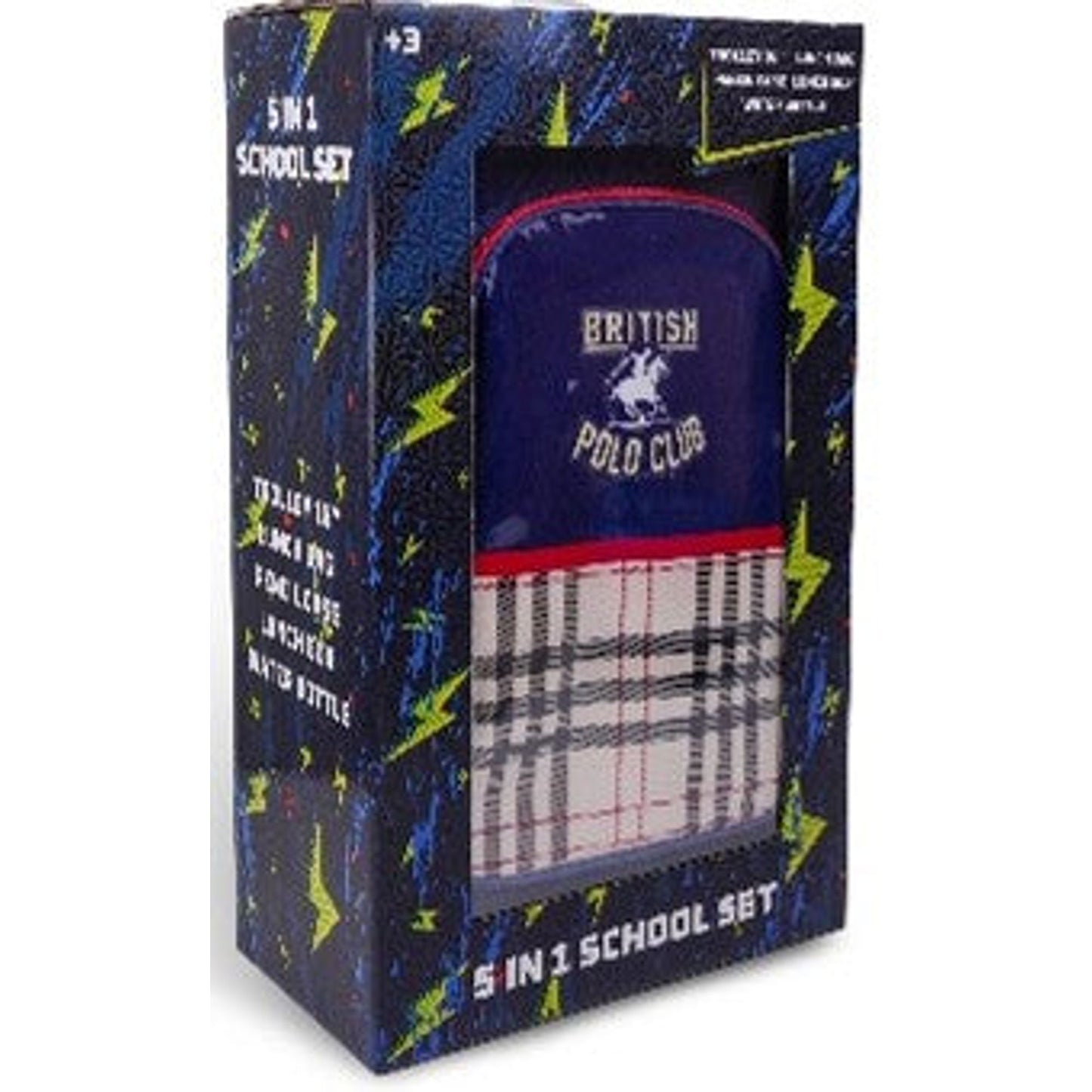 British Polo Club CBPC3 5IN1 TROLLEY BOX SET 16" || طقم شنطة تروللي بوبو كلوب 5 في 1، 16 إنش