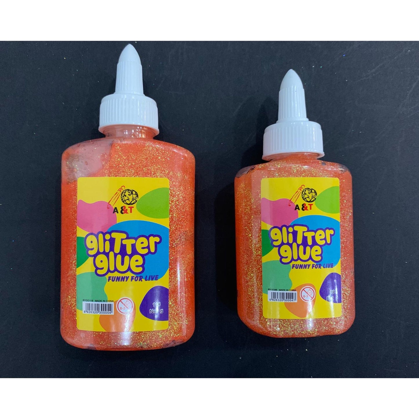 A&T Glitter Glue || صمغ زري قلتر ملون