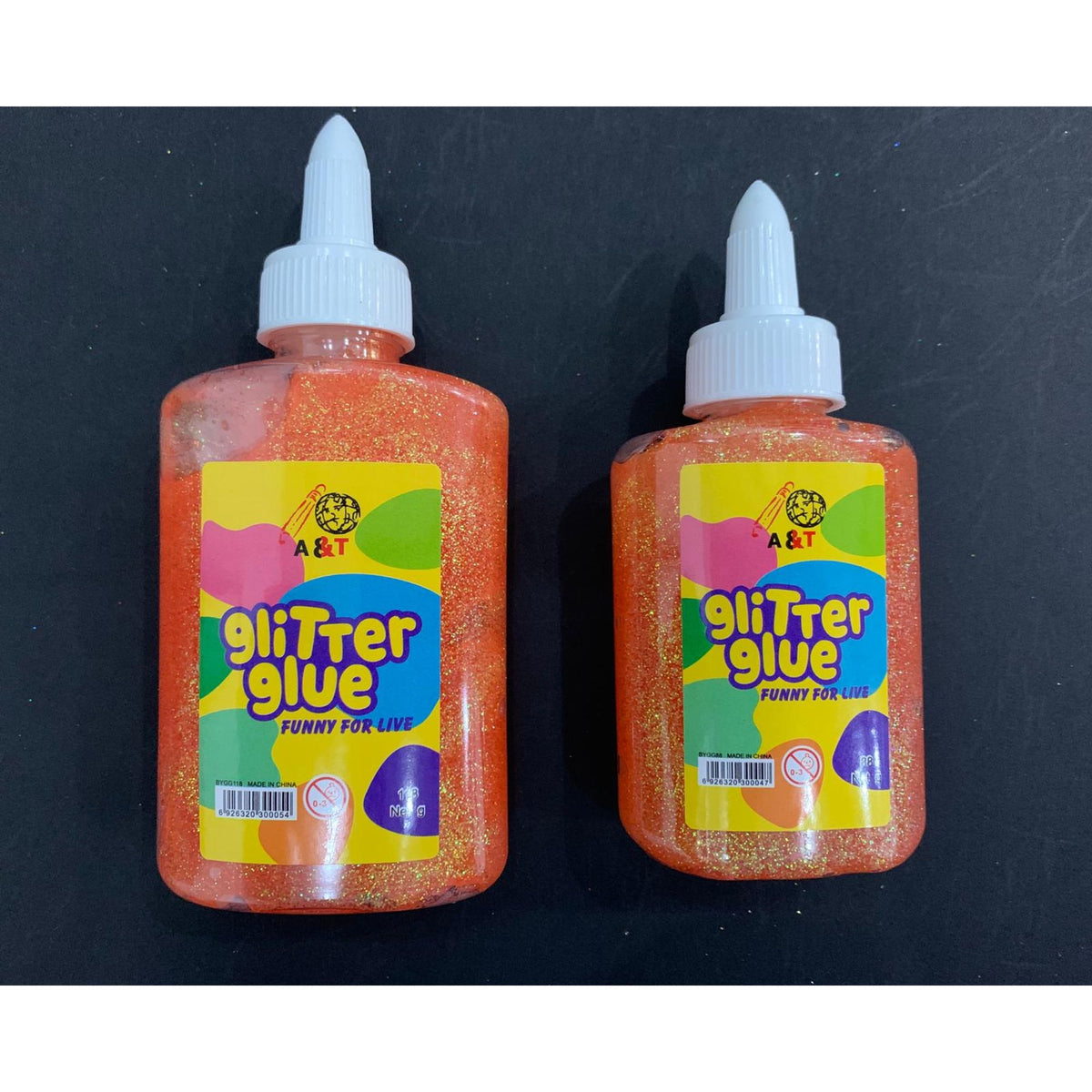A&T Glitter Glue || صمغ زري قلتر ملون